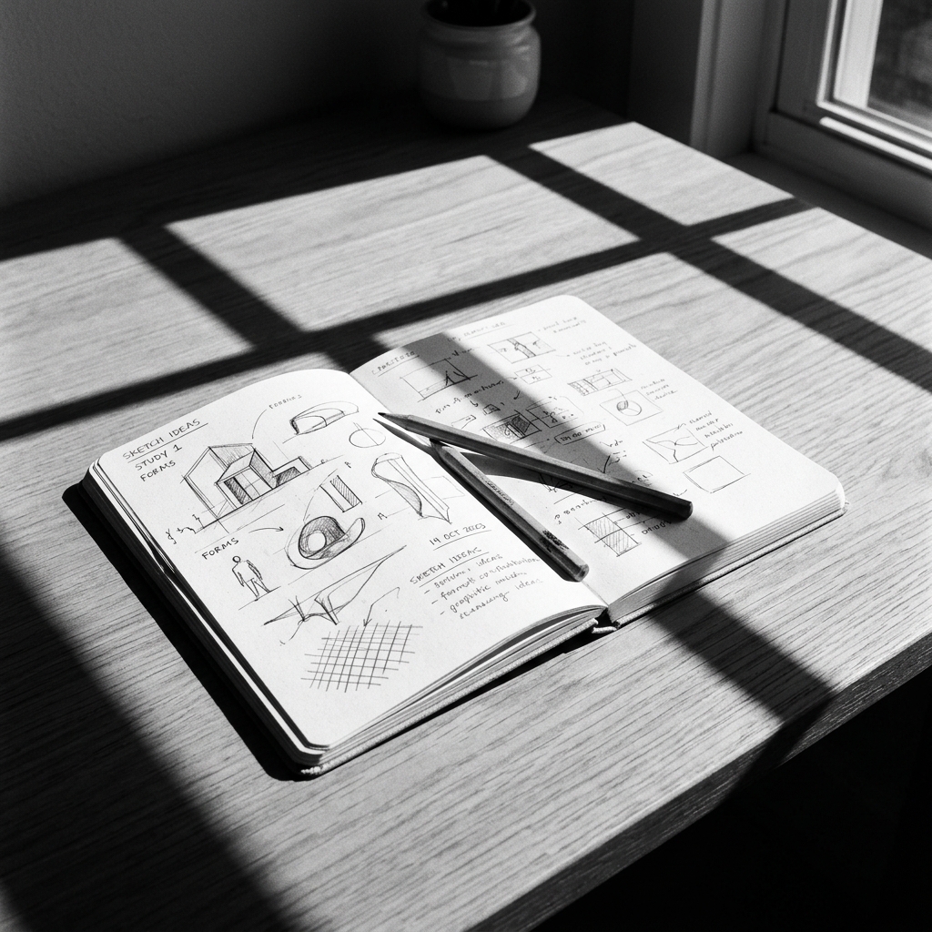 Process sketch notebook